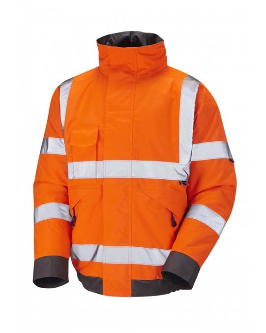 LEO WORKWEAR CHIVENOR ISO 20471 Cl 3 Bomber Jacket